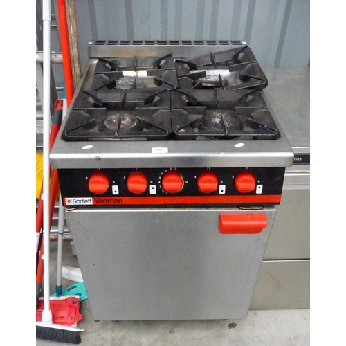 3302 - Bartlett Yeoman Industrial Gas Cooker