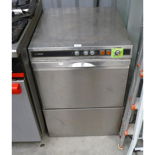 3303 - Ecomax Industrial Dishwasher with Trays