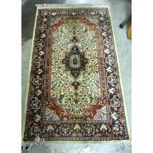 2470 - Machine Woven Cotton Rug, approx 126 x 76cm.