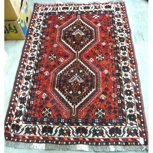 2472 - Kazak Wool Rug, approx 145 x 102cm.