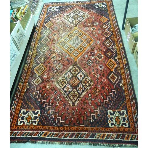 2473 - Kazak Wool Rug approx 265 x 140cm.