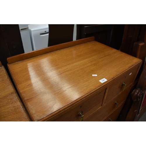 3440 - Oak Two Over Three Drawer Chest