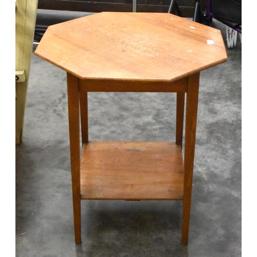 3479 - Oak Octagonal Centre Table