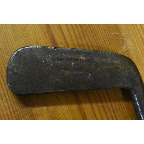 257 - Eight Hickory Shafted Golf Clubs