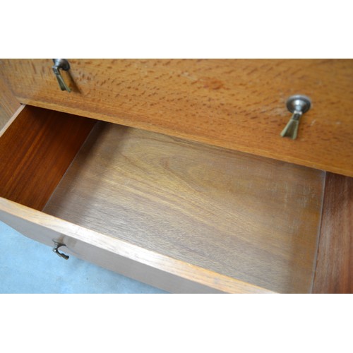 3441 - Oak Two Over Three Drawer Chest