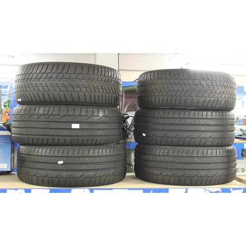 121 - Six Car Tyres 215 / 55r16