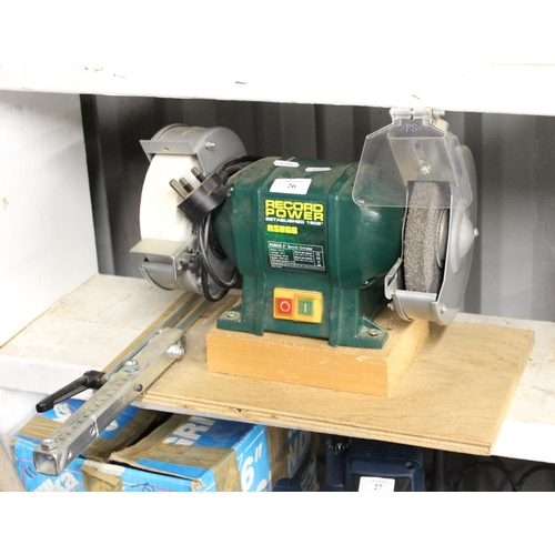 26 - Record RSBG6 6inch Bench Grinder