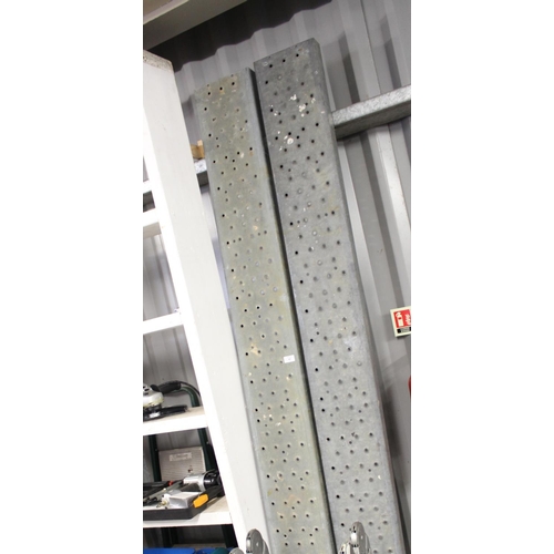 43 - Pair of Galvanised Ramps 240cm Long