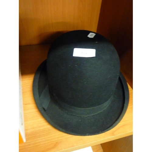 600 - Vintage Bowler Hat Size 6 3/4