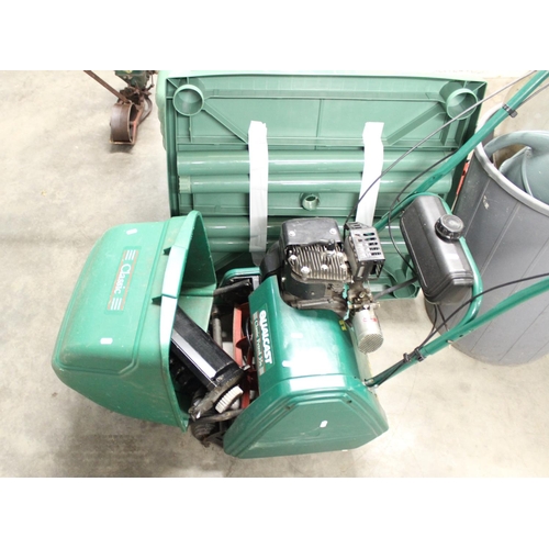 82 - Qualcast 35S Petrol Lawnmower with Scarifier Cartridge