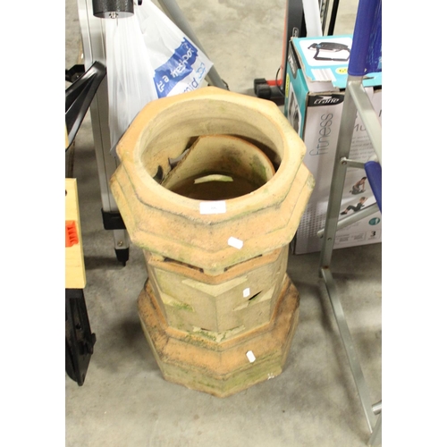 86 - Pottery Chimney Pot Planter