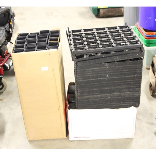 88 - Three Boxes of Assorted Plant Trays and Pots