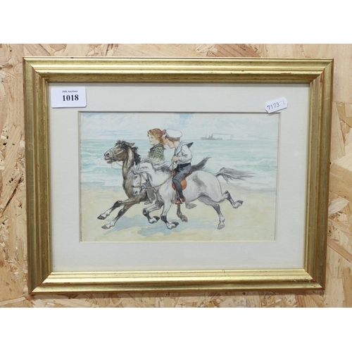 1018 - Framed Watercolour - 