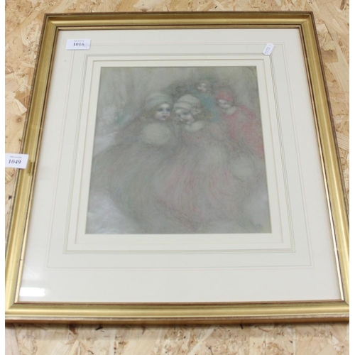 1049 - Framed Pastel 