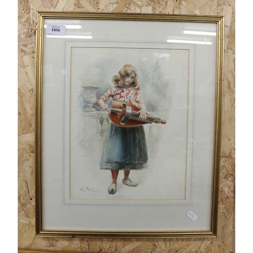 1050 - Framed Watercolour 