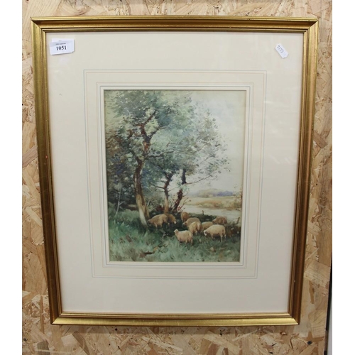 1051 - Framed Watercolour 