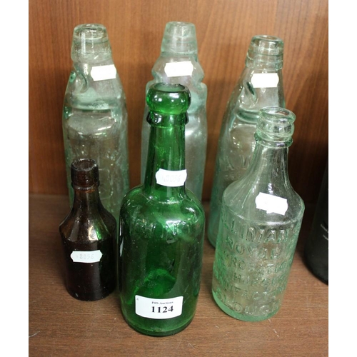 1124 - Collection of Vintage and Antique Bottles