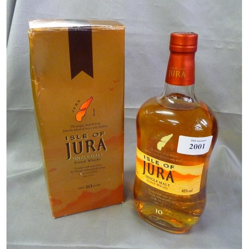 2001 - Bottle Isle of Jura Single Malt Scotch Whisky