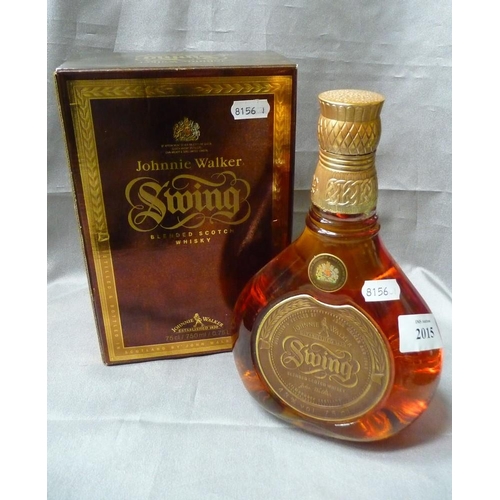 2015 - Bottle of Johnnie Walker Swing Blended Scotch Whisky