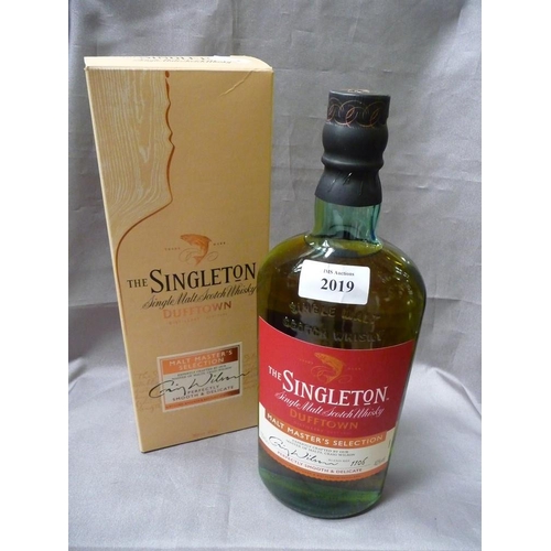 2019 - Bottle of The Singleton Single Malt Scotch Whisky - Blend Ref. 1106 - Malt Masters Selection