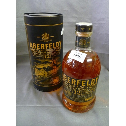 2056 - Bottle of Aberfeldy 12 Year Old Highland Single Malt Scotch Whisky