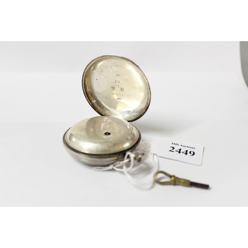 2449 - Chester Silver Pocketwatch (AF)