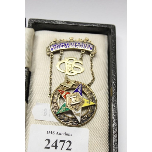 2472 - Silver Gilt & Enamel Masonic Medal - Auchterarder Chapter No. 333