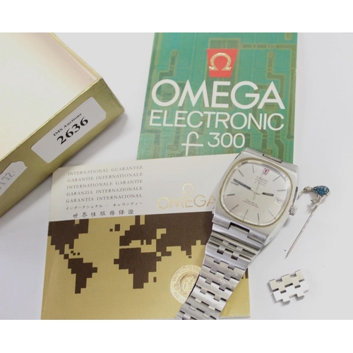 2636 - Omega Electronic F300 HZ Wrist Watch