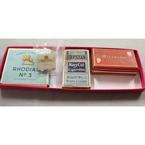 2666 - Vintage Cigarette Packets including One Miniature