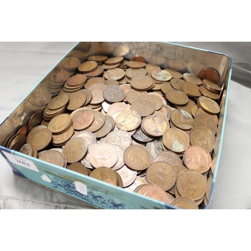 2684 - Box of Assorted UK Vintage Coins