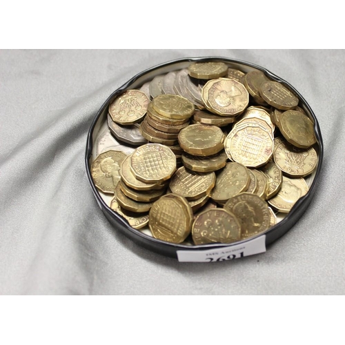 2691 - Tin of 1930's & 1940's UK Coins