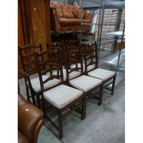 3372 - Set of Six Ercol Dining Chairs