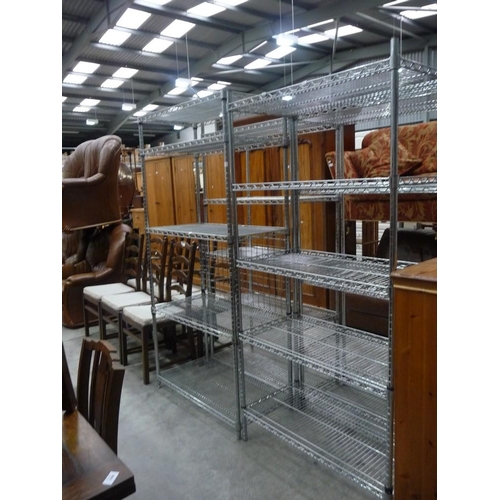 3373 - Pair of Metal Storage Racks