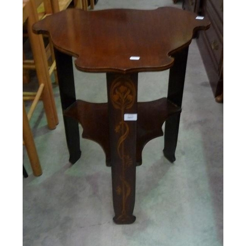 3417 - Painted Mahogany Art Nouveau Centre Table