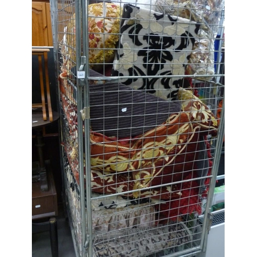 3465 - Large Quantity of Assorted Cushions, Rug, Footstool, etc