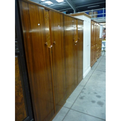 3496 - Two 1970's Wardrobes