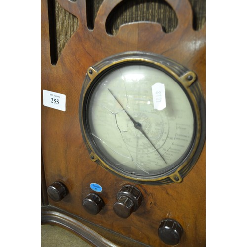 255 - Vintage Valve Radio As Found