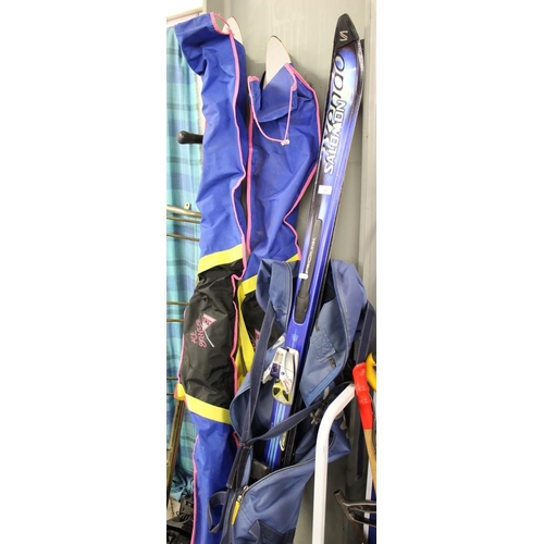 11 - 3 Pairs Of Skis With Bags
