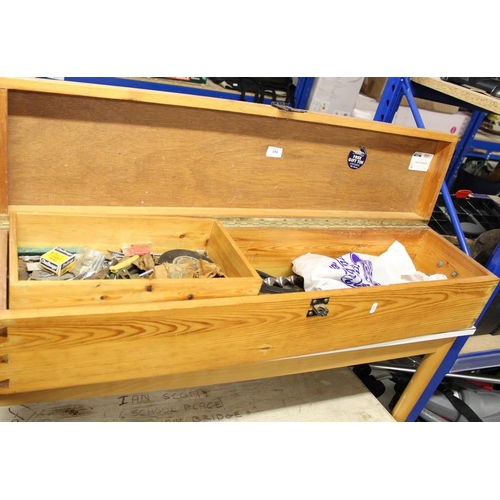 159 - Pine Box with Heavy Duty Augers