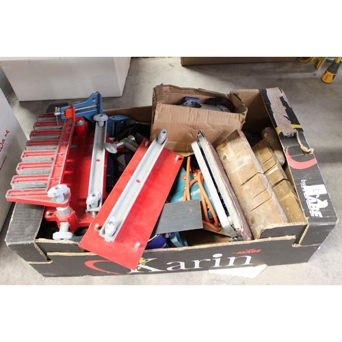 171 - Electric Sander, Assorted Tools and Bench Clamps etc