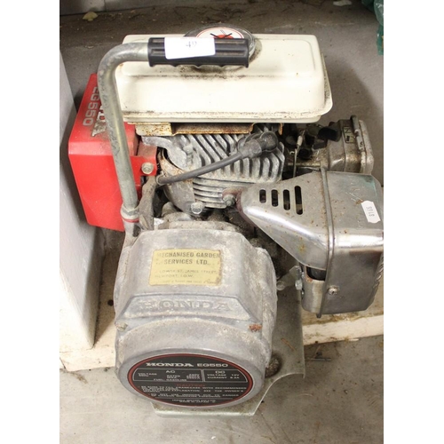 49 - Honda Petrol Generator