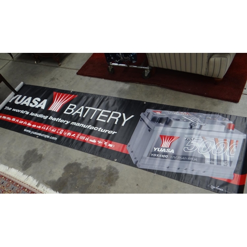 721 - Banner Advertising  YUASA Batteries