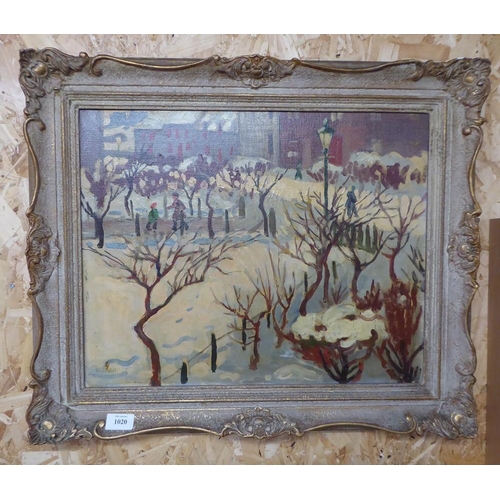 1020 - Framed Oil Painting 