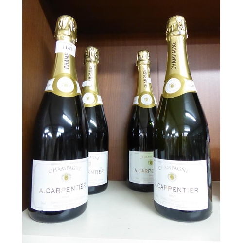 1147 - 4 Bottles of Champagne - A Carpentier