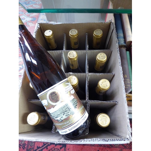 2066 - Case of (12 Bottles) German Riesling Hochheimer Wine 1993.