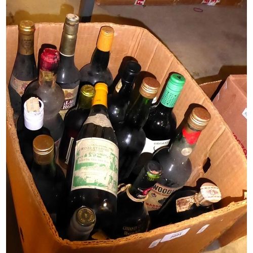 2091 - Box of Assorted Red Wine