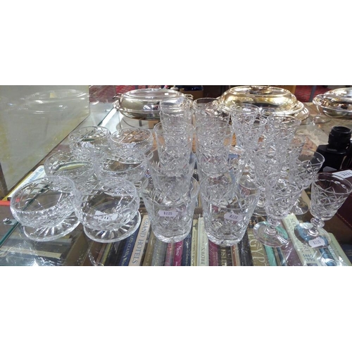 2110 - Crystal Whisky Glasses, Sherry Glasses & Sundae Dishes.