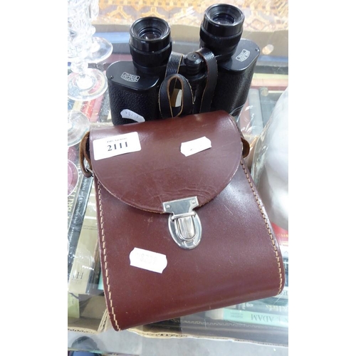 2111 - Carl Zeiss 8 x 30 Binoculars in Case.
