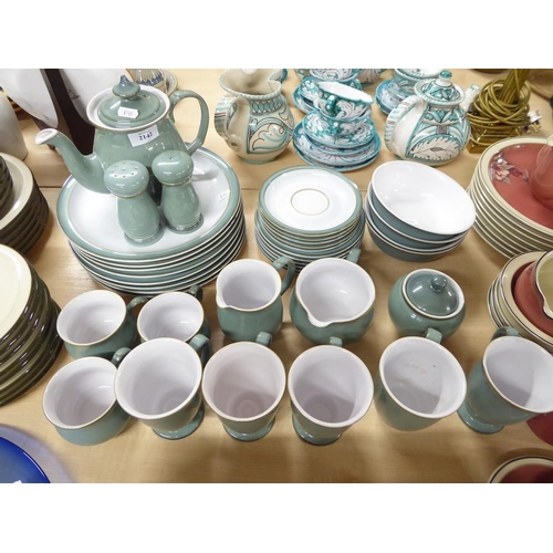 2142 - Collection of Denby Regency Green Dinner & Tea Wares.
