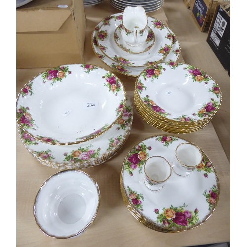 2160 - Collection of Royal Albert Old Country Roses Dinner Ware.